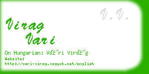 virag vari business card